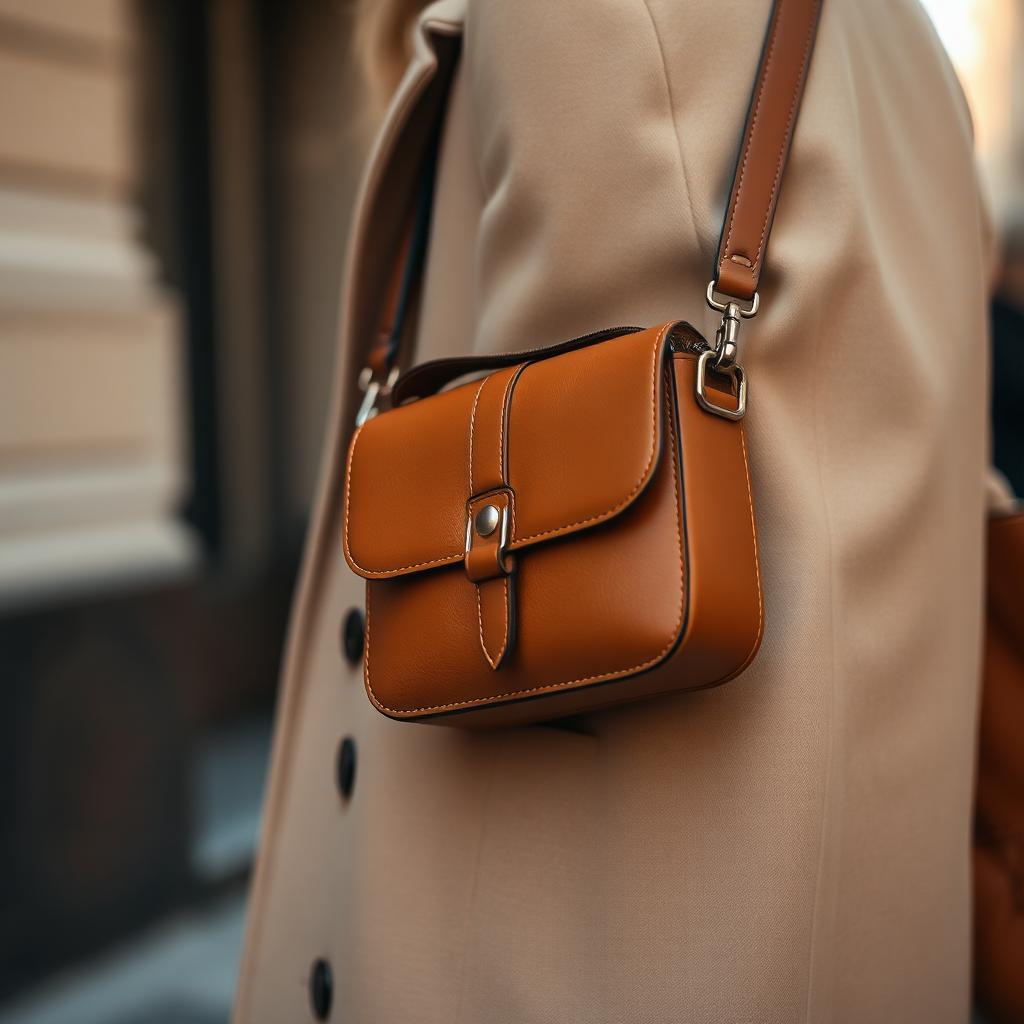 Leather bag lifestyle