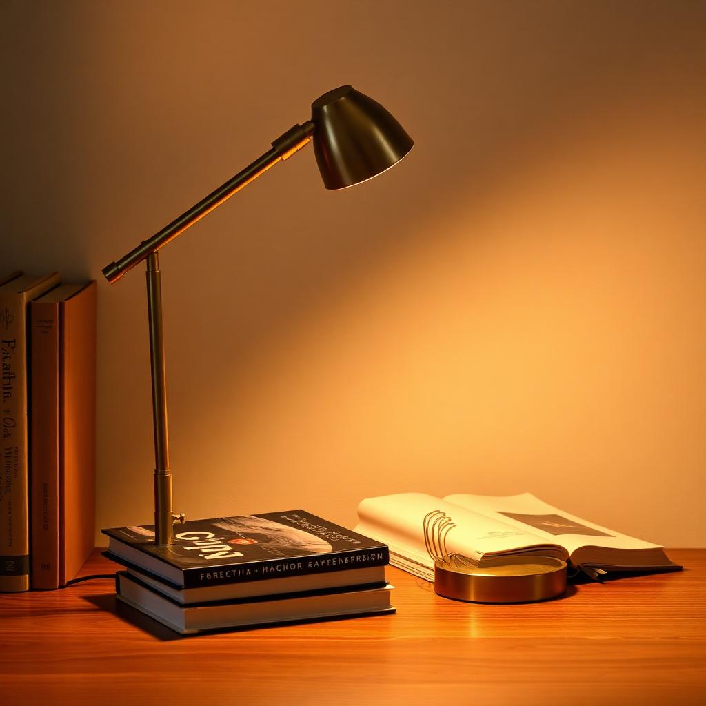 Arc Brass Accent Desk Lamp