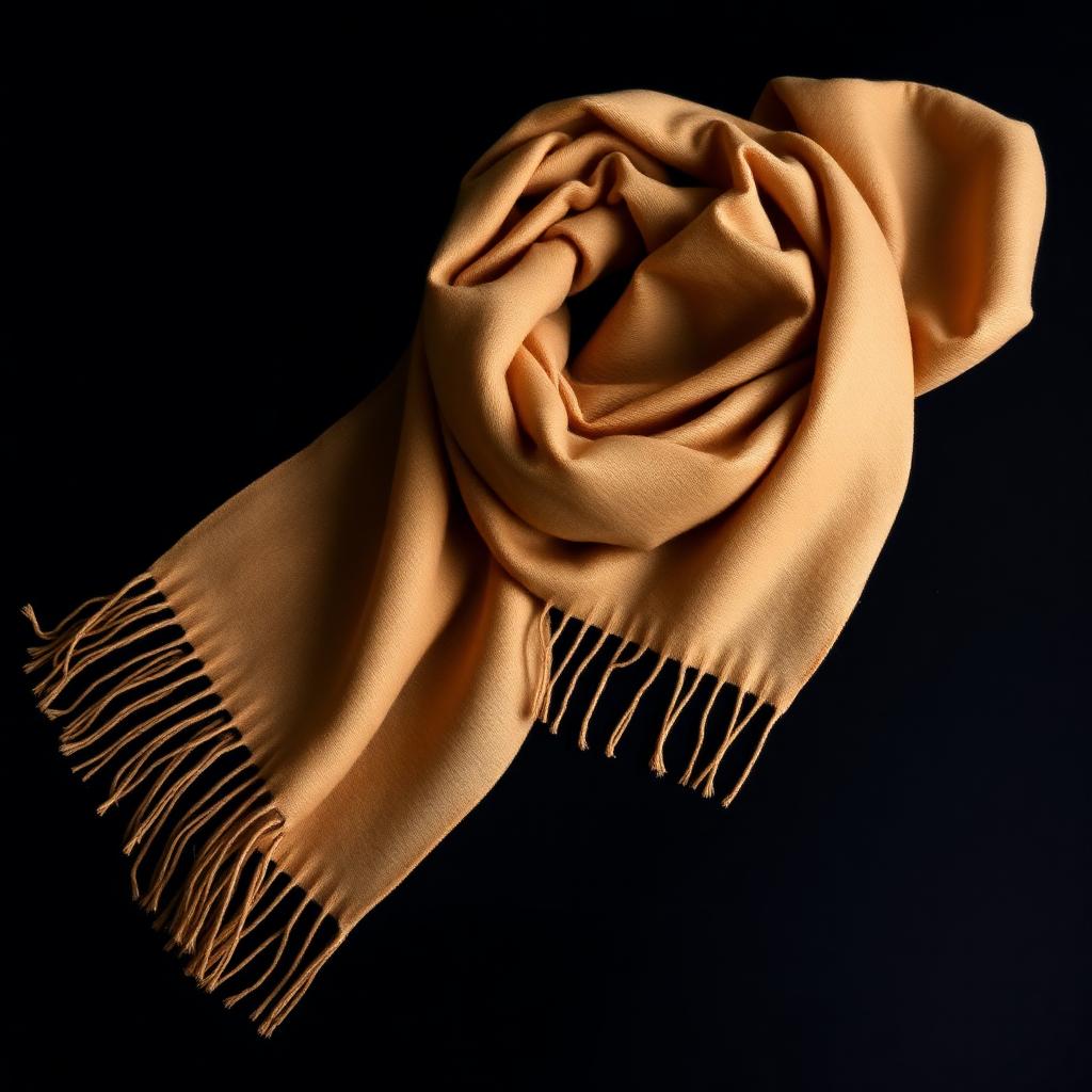 Cashmere Blend Fringed Scarf