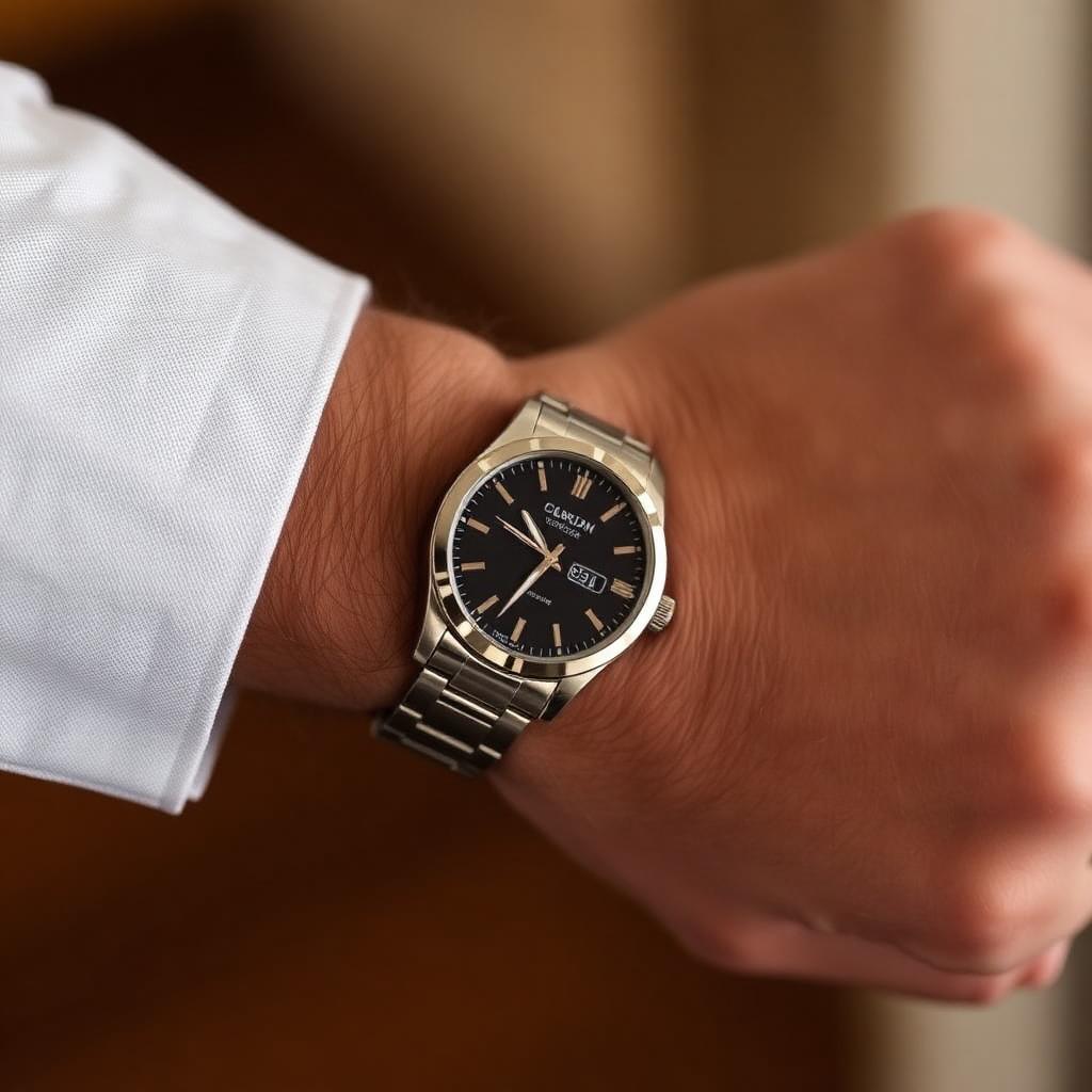Meridian Automatic Steel Watch